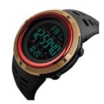 Ficha técnica e caractérísticas do produto Relógio Skmei Modelo 1251 Esportivo Lançamento - Dourada Vermelha