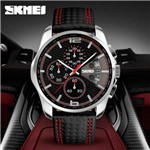 Ficha técnica e caractérísticas do produto Relógio Skmei Modelo 9106 Analógico Luxo Fashion Original