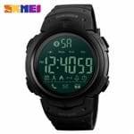 Ficha técnica e caractérísticas do produto Relógio Skmei Smartwatch Bluetooth Câmera Remota de Calorias Pedômetro... (Preto)