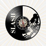 Ficha técnica e caractérísticas do produto Relógio Slash Guns Bandas Rock Guitarra Musica Vinil LP
