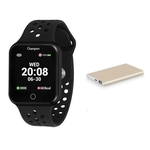 Ficha técnica e caractérísticas do produto Relógio Smart Champion Bluetooth 4.0 Preto Pulseira Preta CH50006P Smartwatch