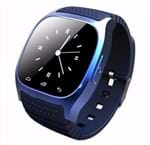 Ficha técnica e caractérísticas do produto Relógio Smart Watch Bluetooth M26s Azul Android