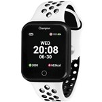 Ficha técnica e caractérísticas do produto Relogio Smart Watch Champion Unissex Ch50006k Preto com Branco