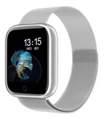 Ficha técnica e caractérísticas do produto Relógio Smart Watch Esportivo T80 Bluetooth Android e IOS - Prata - T 80