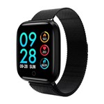 Ficha técnica e caractérísticas do produto Relógio Smart Watch Esportivo T80 Bluetooth Android e IOS - Preto - Smart Bracelet