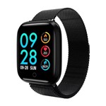 Ficha técnica e caractérísticas do produto Relógio Smart Watch Esportivo T80 Bluetooth Android e IOS - Preto - T 80