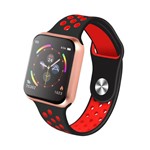Ficha técnica e caractérísticas do produto Relógio Smart Watch F8 Fitness Sport Vermelho e Preto - Oem