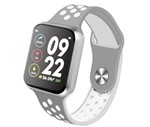 Ficha técnica e caractérísticas do produto Relógio Smart Watch F9 - Sport Android / IOS Cinza e Branco - Oem
