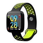 Ficha técnica e caractérísticas do produto Relógio Smart Watch Inteligente Fit Presão Arterial Lançamento F15