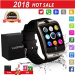 Ficha técnica e caractérísticas do produto Relógio Smart Watch Q18 Inteligente Bluetooth Android (Prata) - A1