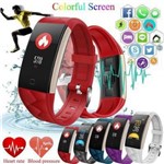 Ficha técnica e caractérísticas do produto Relógio Smart Watch T20 Freqüência Cardíaca Saúde Sports Vermelho - Bracelet