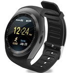 Ficha técnica e caractérísticas do produto Relógio Smart Watch Y1 Bluetooth Touch Usb Sd Chip - Hypem