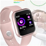 Ficha técnica e caractérísticas do produto Relogio Smartband Inteligente P70 Pro Bluetooth Pulseira em Metal Rosa - P Smart