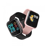 Relógio Inteligente Smartwatch P70 Esporte Fitness Pulseira em Metal e Silicone "Prata" - Bracelet