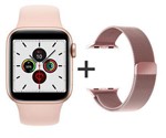 Ficha técnica e caractérísticas do produto Relógio Smartwatch 12 23 Faces 44mm Rose com Pulseira Milanese Inclusa - Gamma