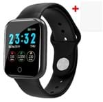 Relógio Smartwatch A30501F Lemdioe 2 Pulseiras de Silicone Rosa+Preto