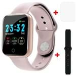 Ficha técnica e caractérísticas do produto Relógio Smartwatch A30503F Lemdioe 2 Pulseiras de Silicone Rosa+Preto