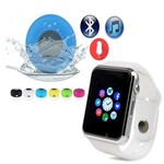 Relógio Smartwatch A1 Android WhatsApp Face Bluetooth Branco - Caixa Som Bluetooth - Tomate