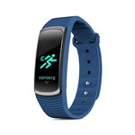 Ficha técnica e caractérísticas do produto Relogio Smartwatch Azul e Preto Mormaii Esportivo MOB3AB/8A