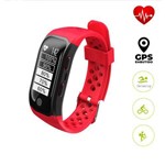 Ficha técnica e caractérísticas do produto Relógio Smartwatch Bluetooth S908 GPS, Freqüência Cardíaca , Resistente a Água IP68 ,Rastreador ,Android IOS Vermelho