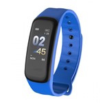 Relógio Smartwatch C1 Plus Monitor Cardíaco Pressão Arterial-azul - Import