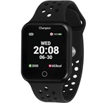 Relógio Smartwatch Champion CH50006T Preto Digital Acrílico Tamanho Médio