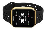 Ficha técnica e caractérísticas do produto Relógio Smartwatch Champion Ch50006u Preto com Dourado