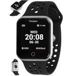 Ficha técnica e caractérísticas do produto Relógio Smartwatch Champion Ref: Ch50006t Retangular Prateado