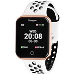 Ficha técnica e caractérísticas do produto Relógio Smartwatch Champion Ref: Ch50006w Retangular Rosé