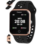 Ficha técnica e caractérísticas do produto Relógio Smartwatch Champion Ref: Ch50006z Retangular Rosé