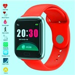 Smartwatch S226 Facebook Whatsaap Instagran Notificações - Vermelho - Bracelet