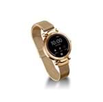 Ficha técnica e caractérísticas do produto Relógio Smartwatch Dubai Atrio Android/IOS Dourado - ES266 ES266