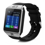 Relogio SmartWatch Dz09 Android Celular Chip Bluetooth - Prata - Import