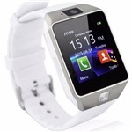 Ficha técnica e caractérísticas do produto Relógio Smartwatch Dz09 Touch Bluetooth Gear Chip Branco - Oem