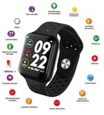 Ficha técnica e caractérísticas do produto Relogio Smartwatch F8 Mtr-26 Troca Pulseira Ip67 Ios IPhone Android - Tomate