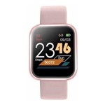 Ficha técnica e caractérísticas do produto Relógio Smartwatch Feminino Rosa Inteligente Original Digital Fitness App da Fit P70 S 2020 - Sport Bracelet