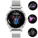 Relógio Smartwatch Feminino Touch Screen Bracelet Sport Dance Prata