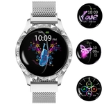 Ficha técnica e caractérísticas do produto Relógio Smartwatch Feminino Touch Screen Bracelet Sport Dance Prata