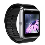 Ficha técnica e caractérísticas do produto Relógio Smartwatch GT08 Original Touch Bluetooth Gear Chip - Prata - Mega Page