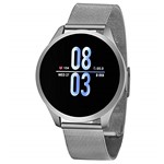 Ficha técnica e caractérísticas do produto Relógio Smartwatch Ifist Ref: 17010423f Cr Redondo Mesh Prateado