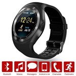 Relógio Smartwatch Inteligente Bluetooth Notificação Android Iphone Preto - Tomate