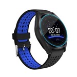 Ficha técnica e caractérísticas do produto Relogio Smartwatch Inteligente V9 Sport Bluetooth Camera Celular Chip Cartao Musica