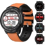 Ficha técnica e caractérísticas do produto Relógio Smartwatch Masculino Social Esporte Touch Screen W10 Marrom