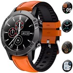 Ficha técnica e caractérísticas do produto Relógio Smartwatch Masculino Social Touch Screen Smart Bracelet Shock Marrom