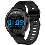 Ficha técnica e caractérísticas do produto Relógio Smartwatch Masculino Touch Screen Bluetooth Smart Wear L8 Preto - Imp
