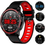 Ficha técnica e caractérísticas do produto Relógio Smartwatch Masculino Touch Screen Bluetooth Smart Wear L8 Vermelho