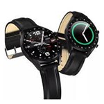 Relógio Smartwatch MTR-30 Bluetooth Ligação Telefônica, Monitor Cardíaco, Nitificações - Preto - Tomate