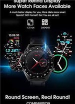 Ficha técnica e caractérísticas do produto Relógio Smartwatch MTR-30 Bluetooth Ligação Telefônica, Monitor Cardíaco, Prova D'agua - Tomate