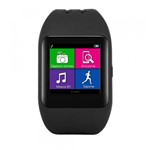 Relógio Smartwatch Multilaser SW1 Bluetooth Preto - P9024 - não Definido