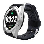 Ficha técnica e caractérísticas do produto Relógio Smartwatch NO.1 G6 - Preto com Cinza